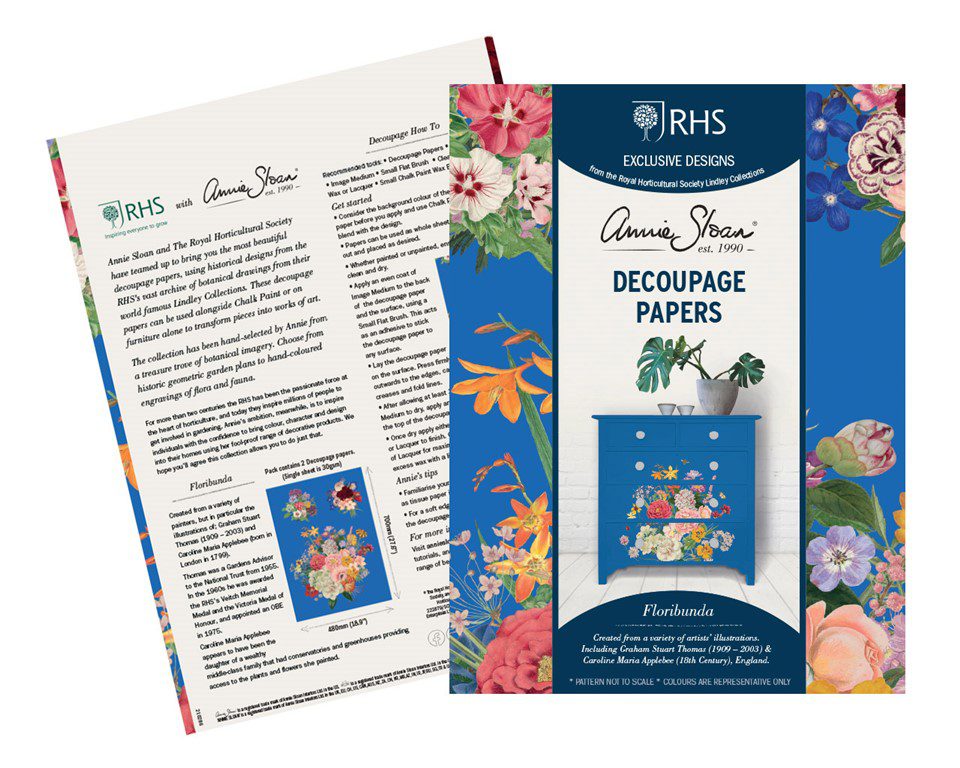 Floribunda Decoupage Papír Annie Sloan