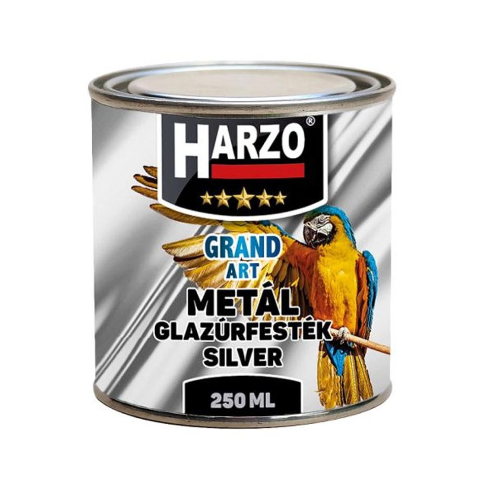 Glazúrfesték HARZO Metál Ezüst