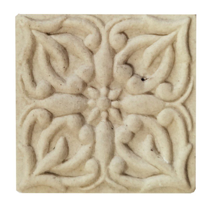 Bútorgomb 4x4 cm szögletes, kerámia