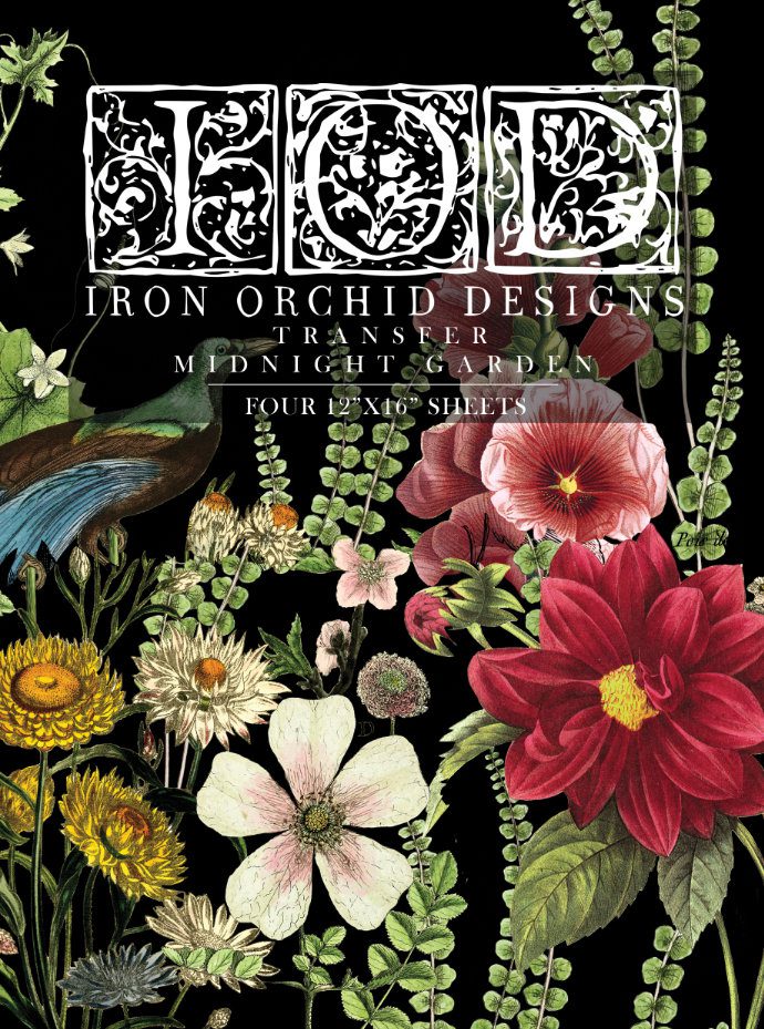 Midnight Garden dekor transzfer