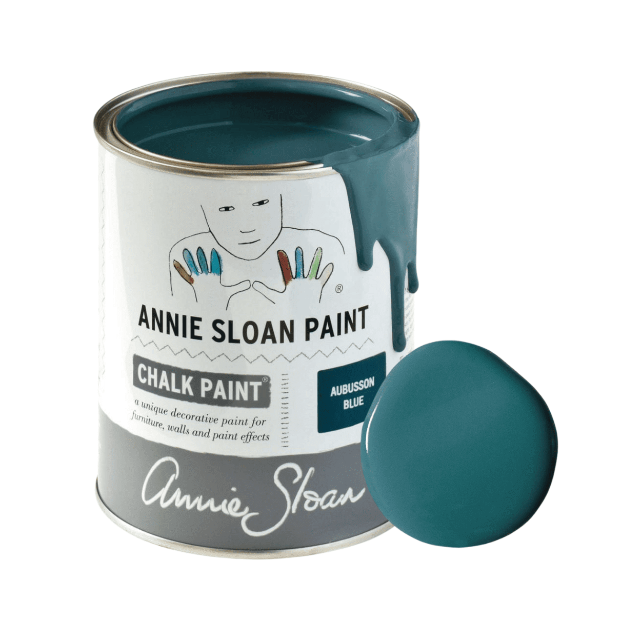Aubusson Blue Chalk Paint krétafesték Annie Sloan