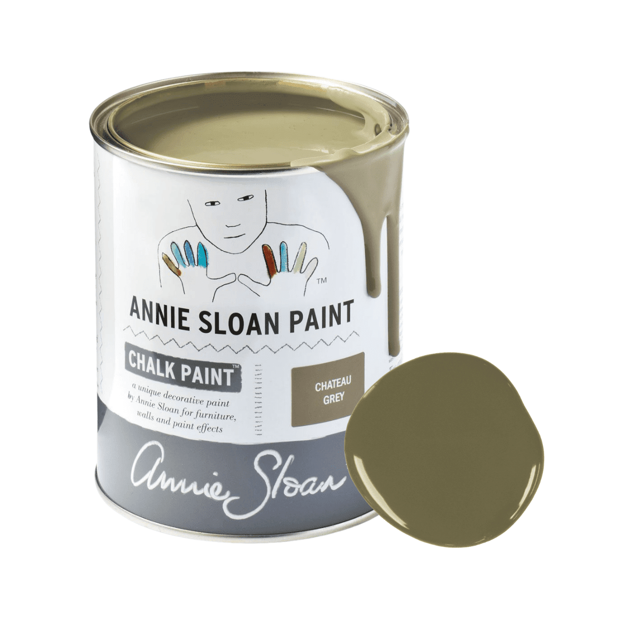 Château Grey Chalk Paint krétafesték Annie Sloan