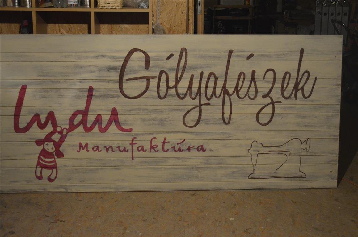 cégtábla festés Ludu Manufaktúra