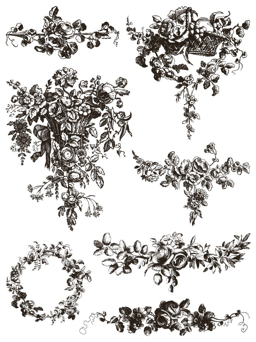 Delft Traditions Noir IOD Paint Inlay artwork oldal 02