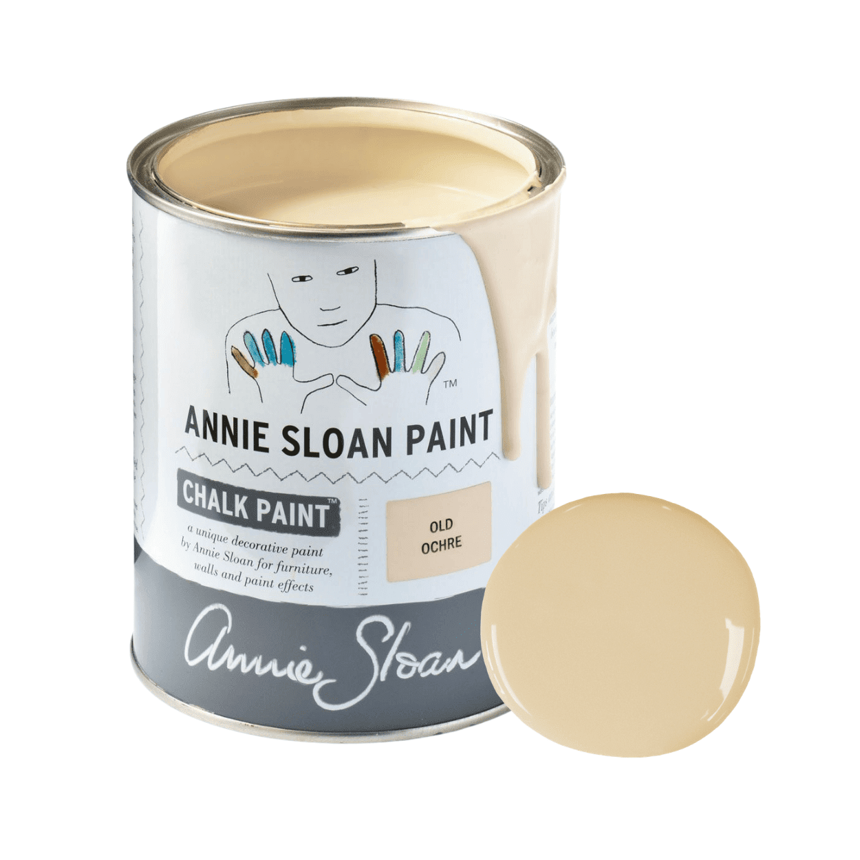 Old Ochre Chalk Paint krétafesték Annie Sloan
