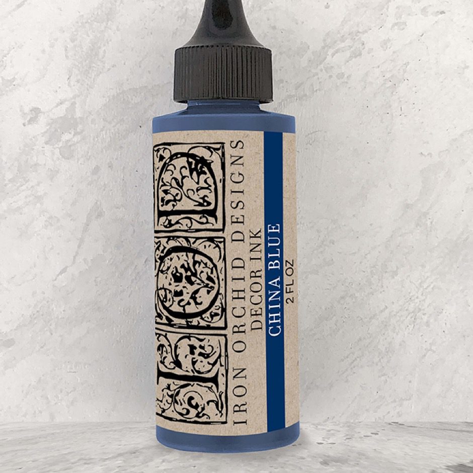 Kék dekor tinta - IOD China Blue