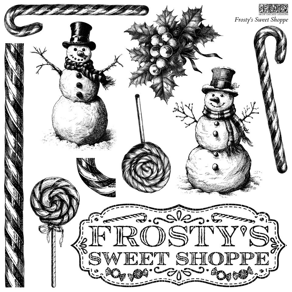 Frosty's Sweet Shoppe dekor pecsét
