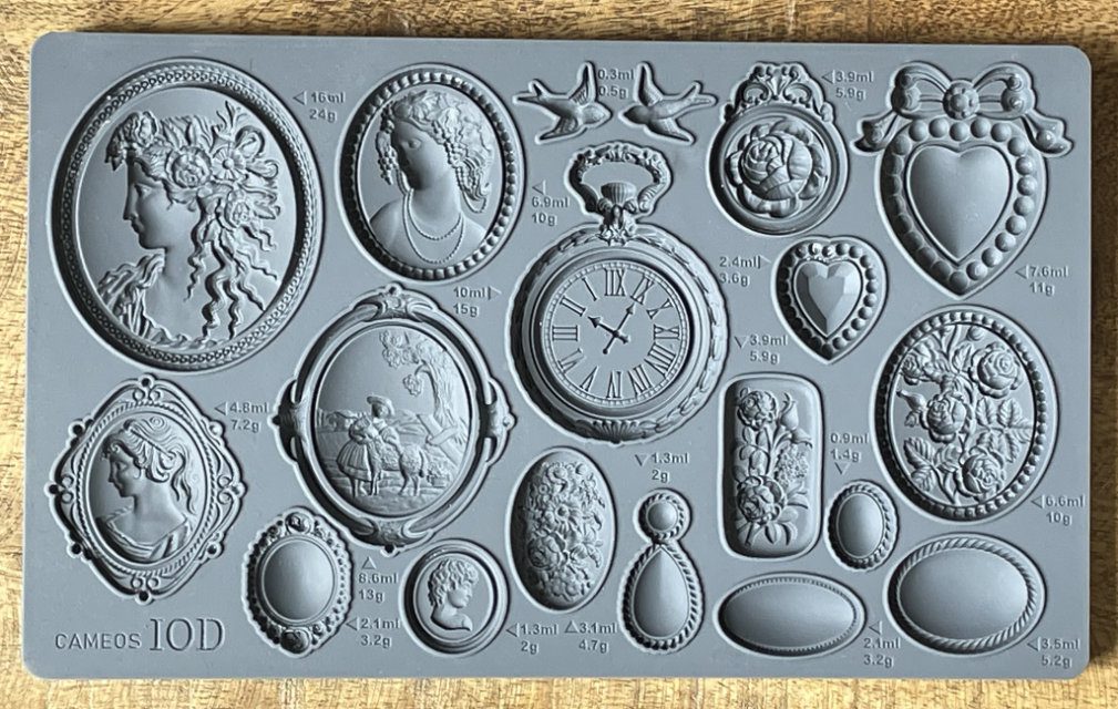 Cameos bútordísz öntőforma