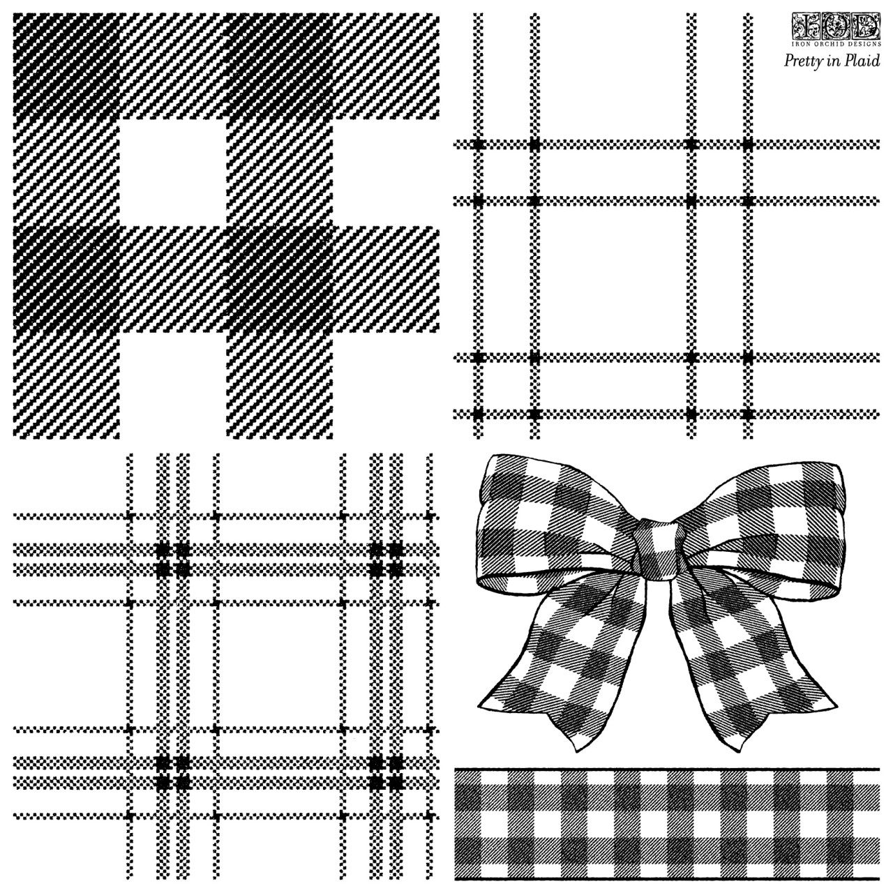Pretty in Plaid dekor pecsét