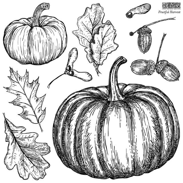 Fruitful Harvest dekor pecsét