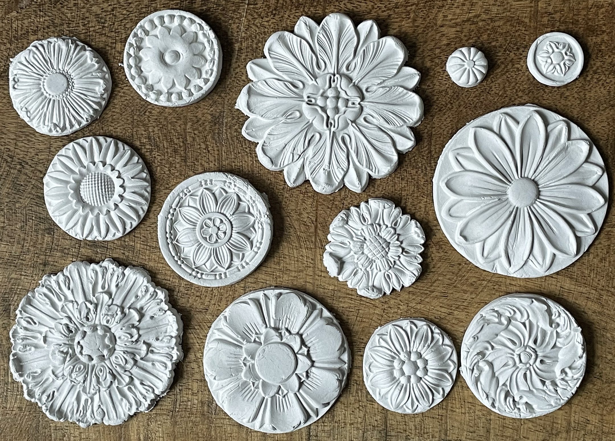 Rosettes bútordísz öntőforma