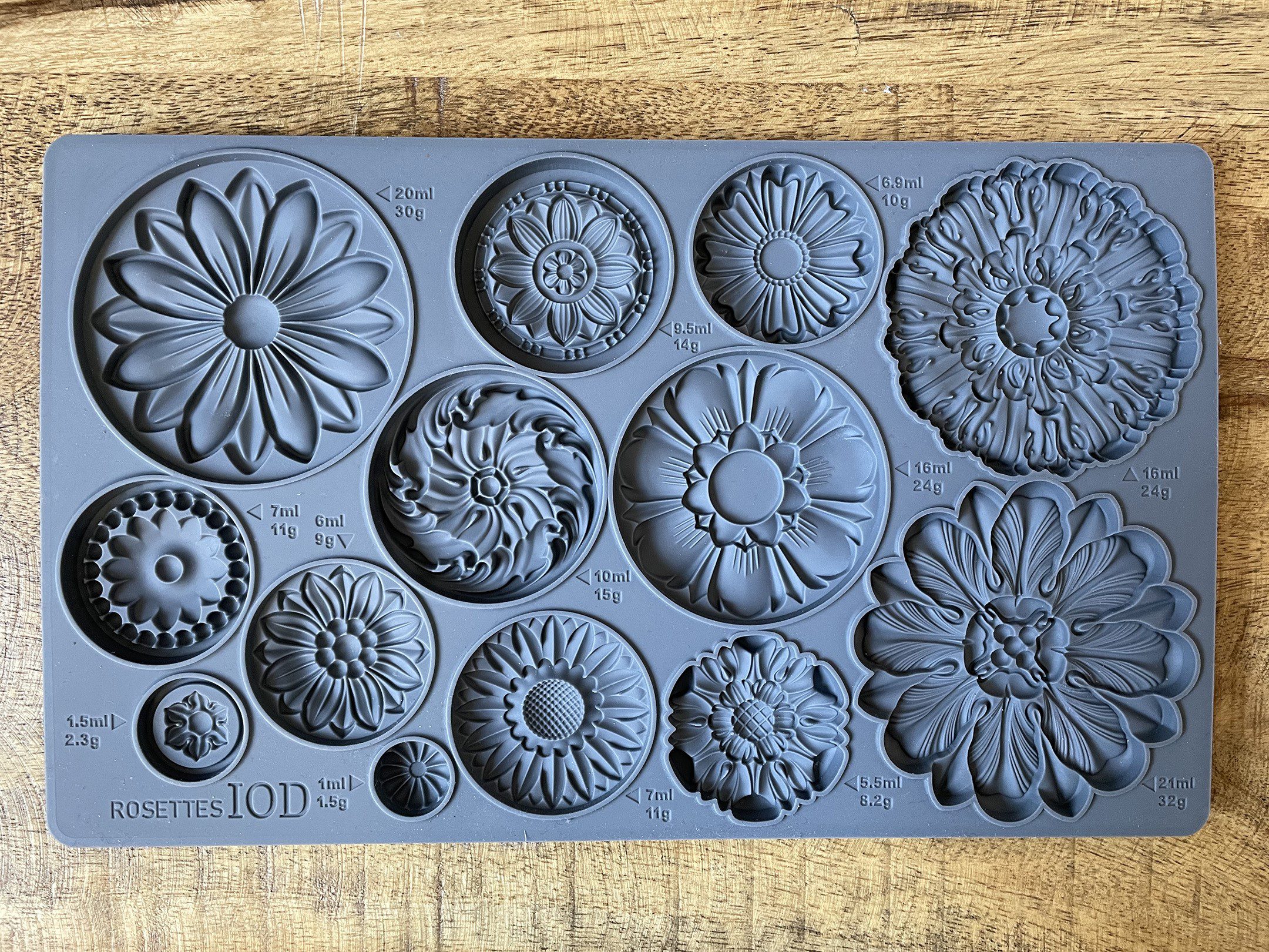 Rosettes bútordísz öntőforma