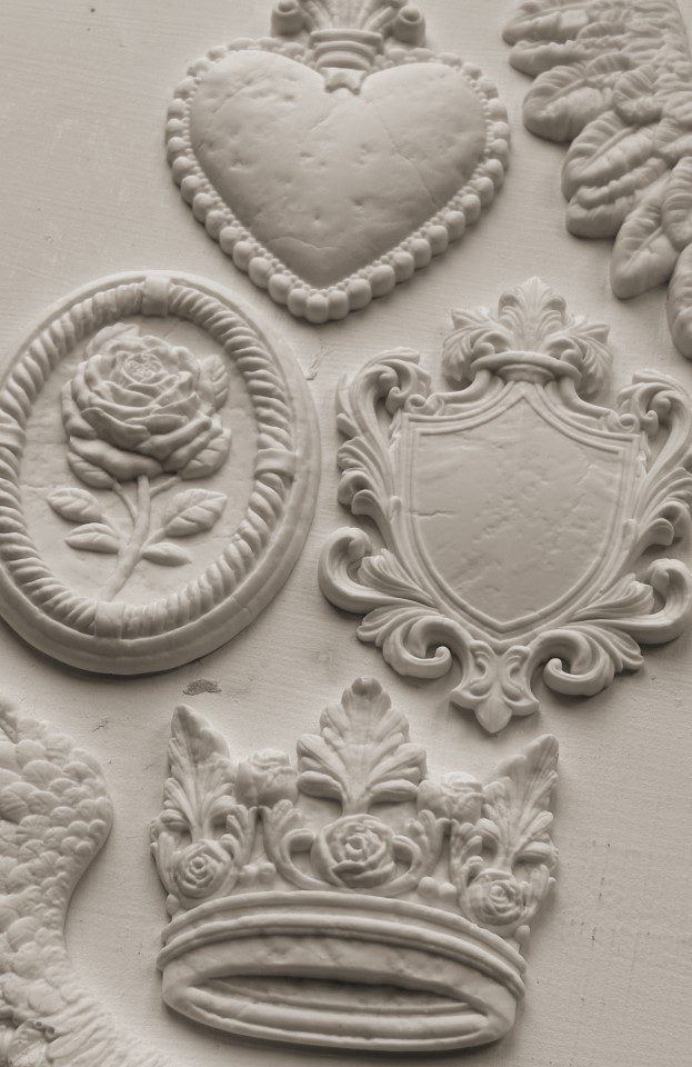 Heraldry bútordísz öntőforma IOD végeredmény