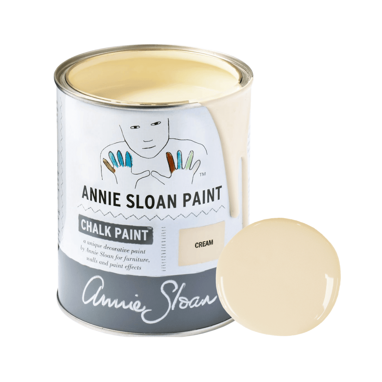 Cream Chalk Paint krétafesték Annie Sloan