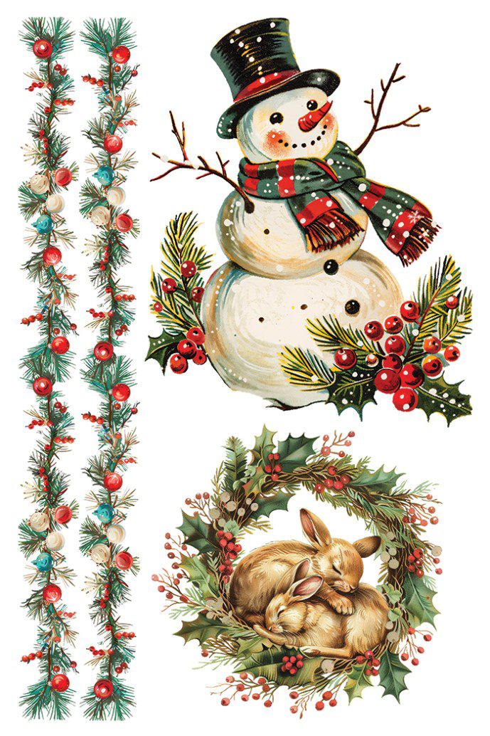 Kitschy Christmas IOD transzfer A4 oldal 6