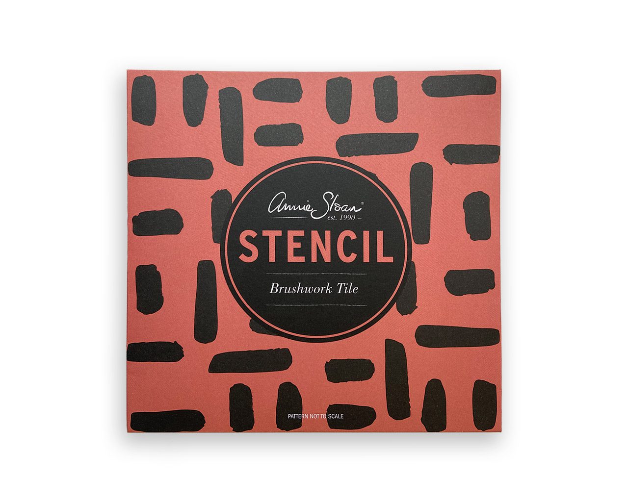 Brushwork Tile Annie Sloan Stencil