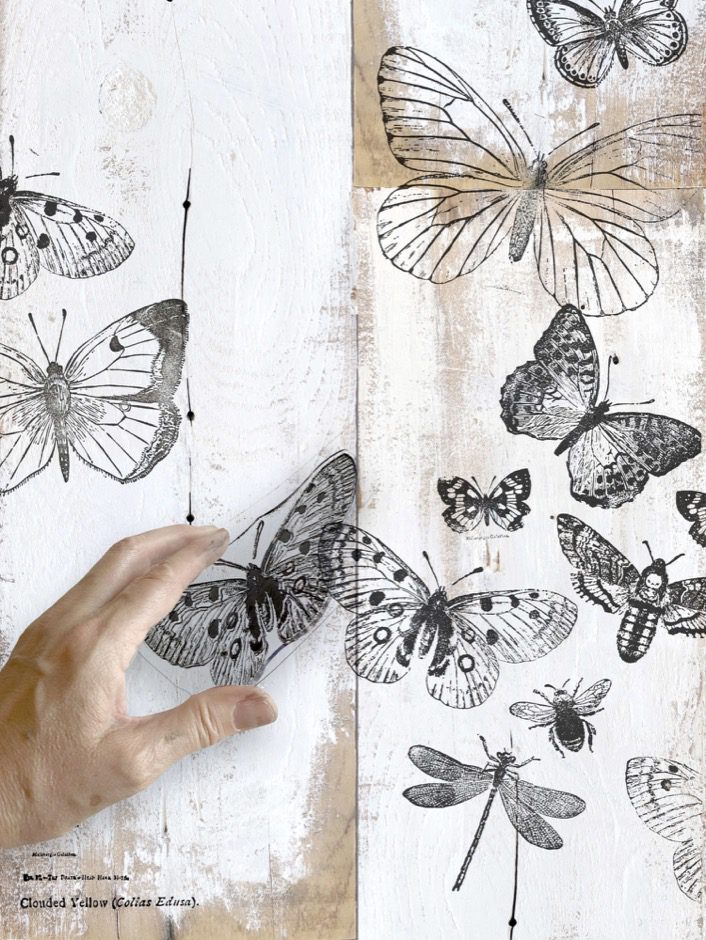 Butterflies dekor pecsét