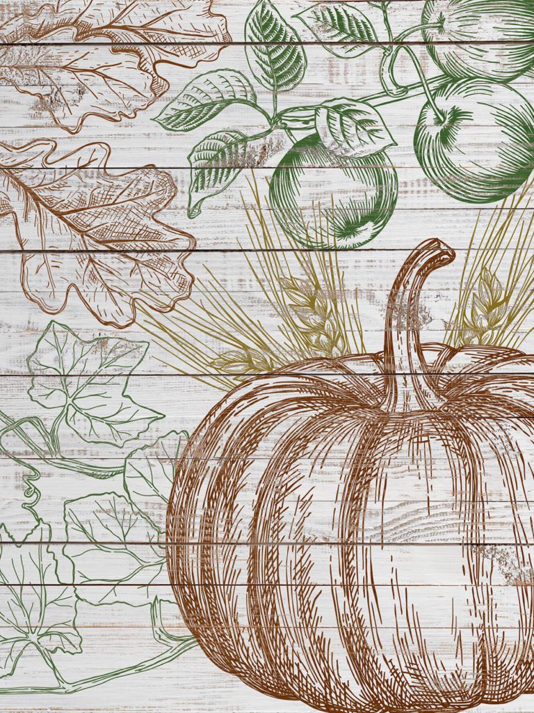 Fruitful Harvest dekor pecsét