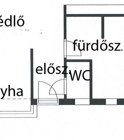 előszoba alaprajz