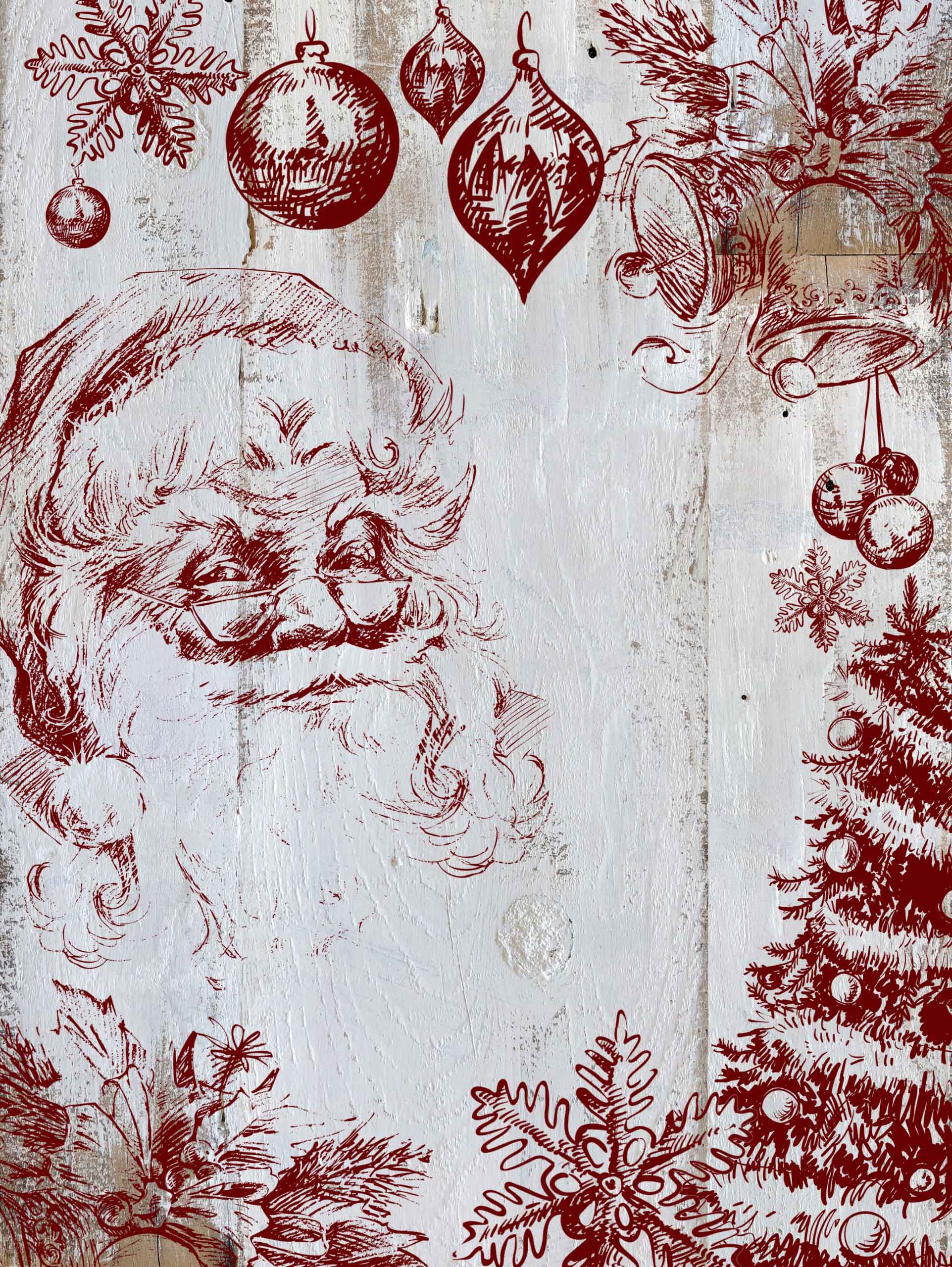 Holly Jolly dekor pecsét