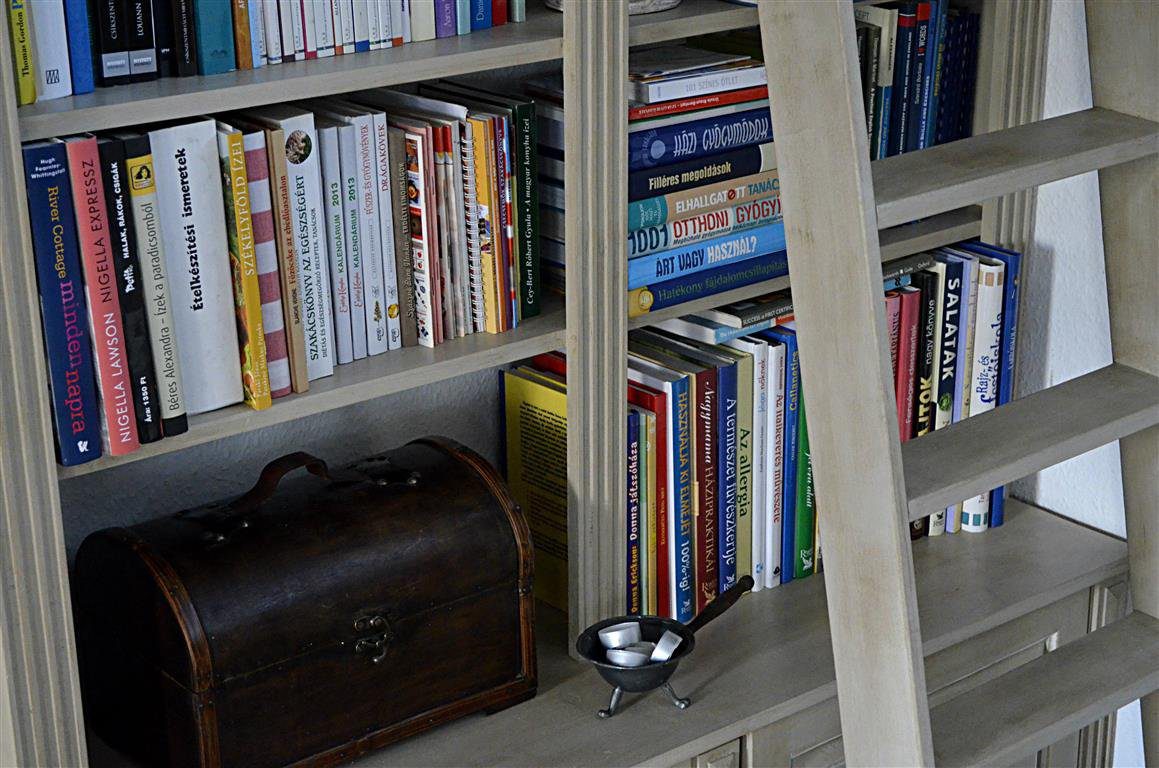 könyvespolc shelf-styling