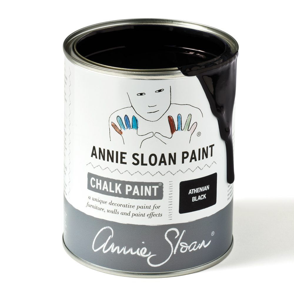 Athenian Black Chalk Paint krétafesték Annie Sloan