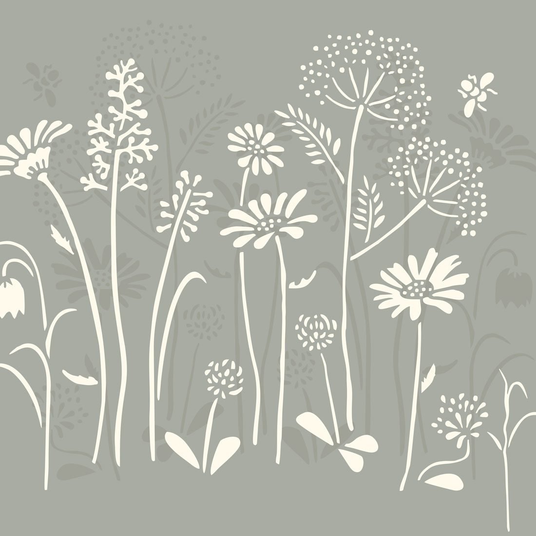 Meadow Flowers Annie Sloan Stencil