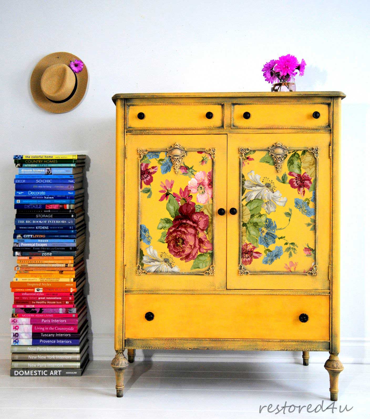 Wall Flower dekor transzfer
