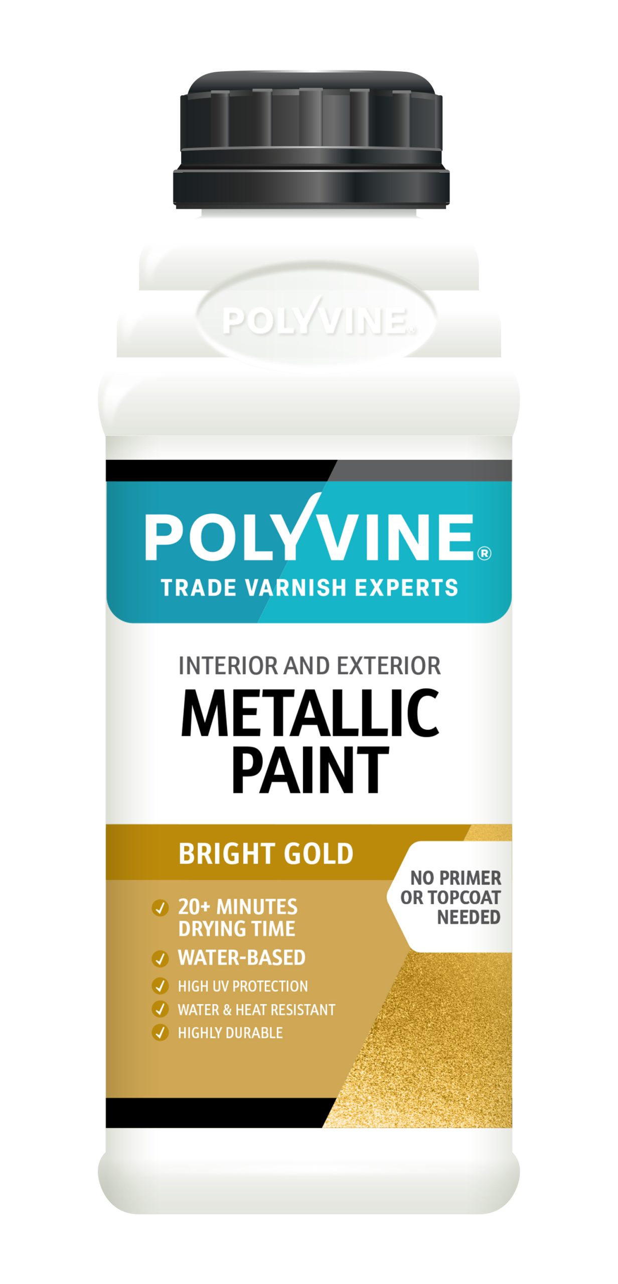 Polyvine METÁLFESTÉK Bright Gold