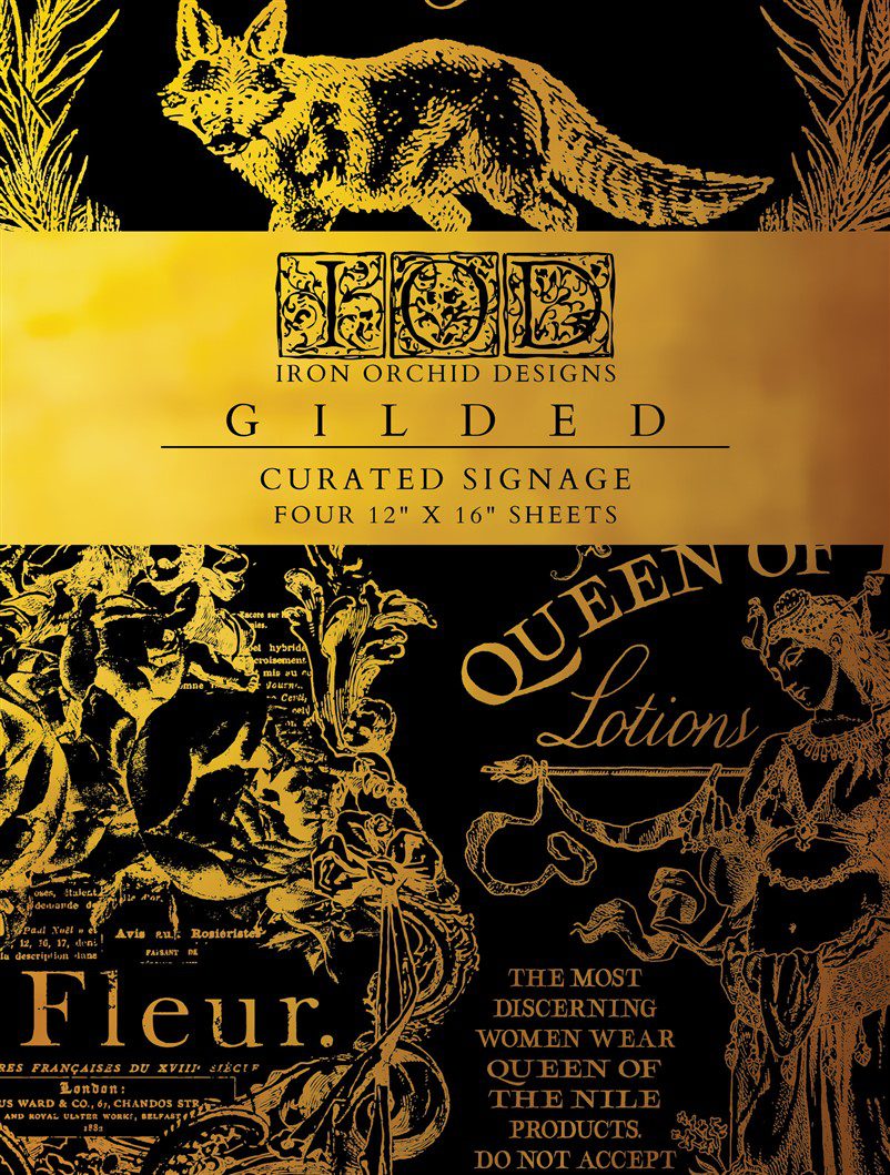 Curated Signage Gilded Foil transzfer