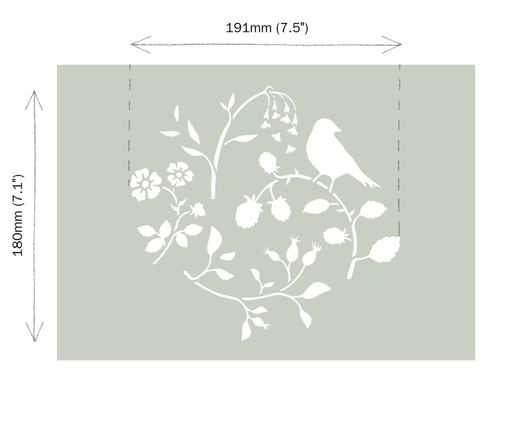 Countryside Bird Annie Sloan Stencil