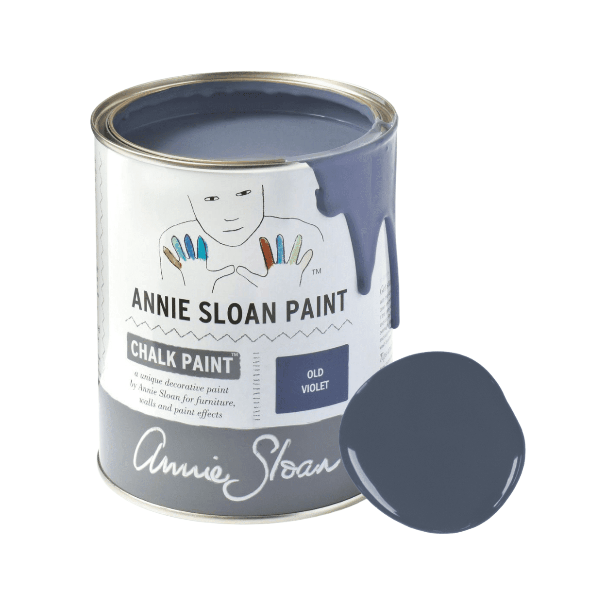 Old Violet Chalk Paint krétafesték Annie Sloan