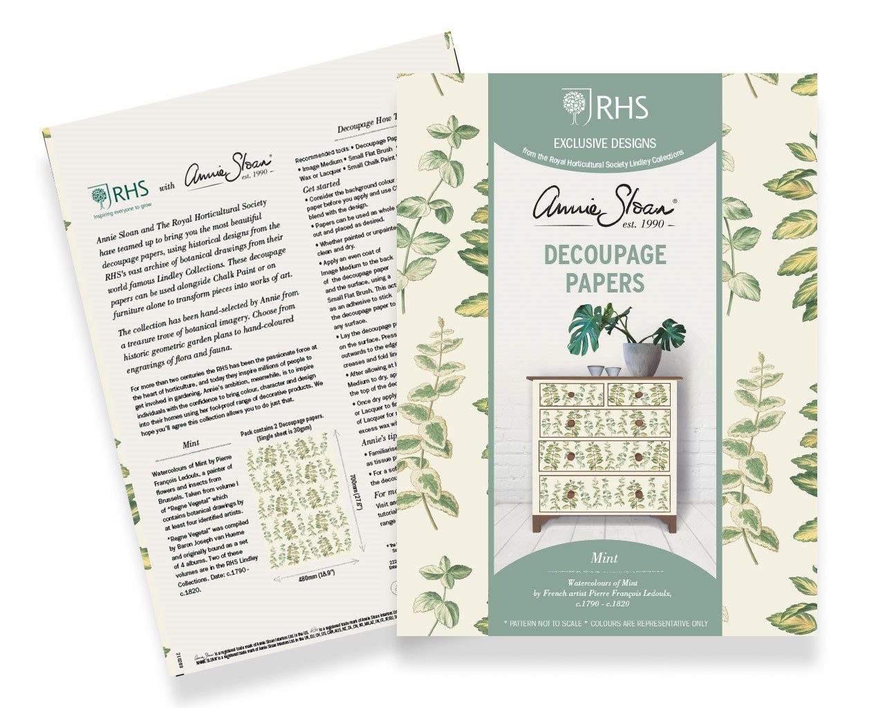 Mint Decoupage Papír Annie Sloan