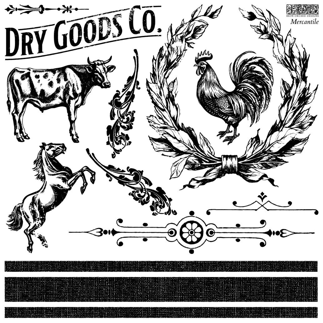 Mercantile dekor pecsét