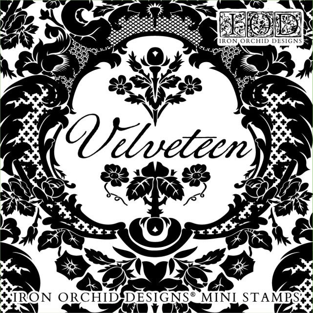 Velveteen dekor pecsét