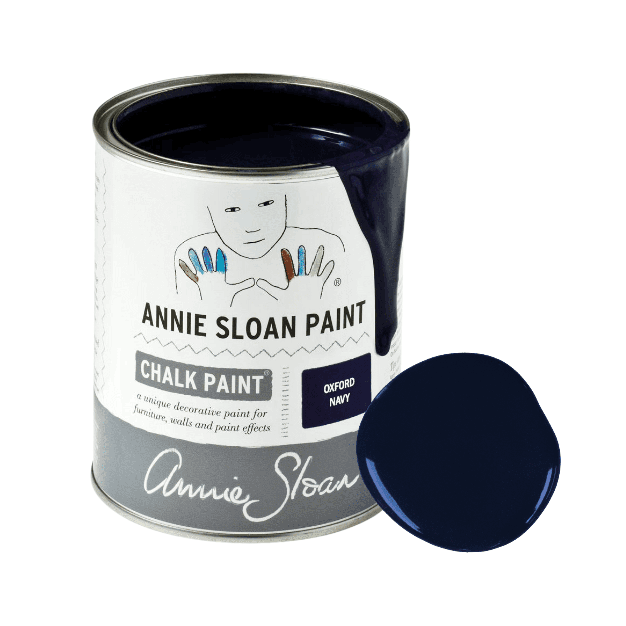 Oxford Navy Chalk Paint krétafesték Annie Sloan
