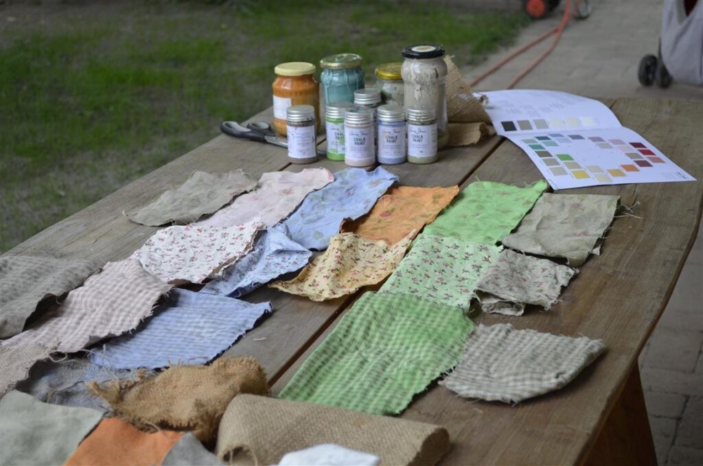 textilfestés Chalk Paint festékkel