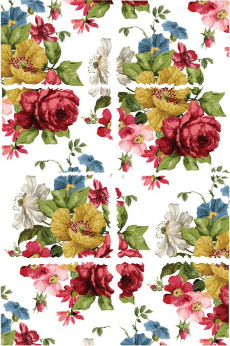 Wall Flower dekor transzfer