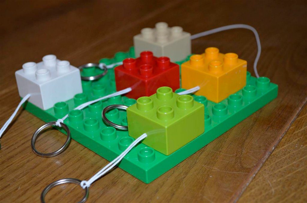 lego kulcstartó készül