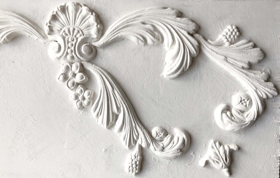 Acanthus Scroll bútordísz öntőforma
