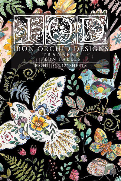 Fern Fables dekor transzfer