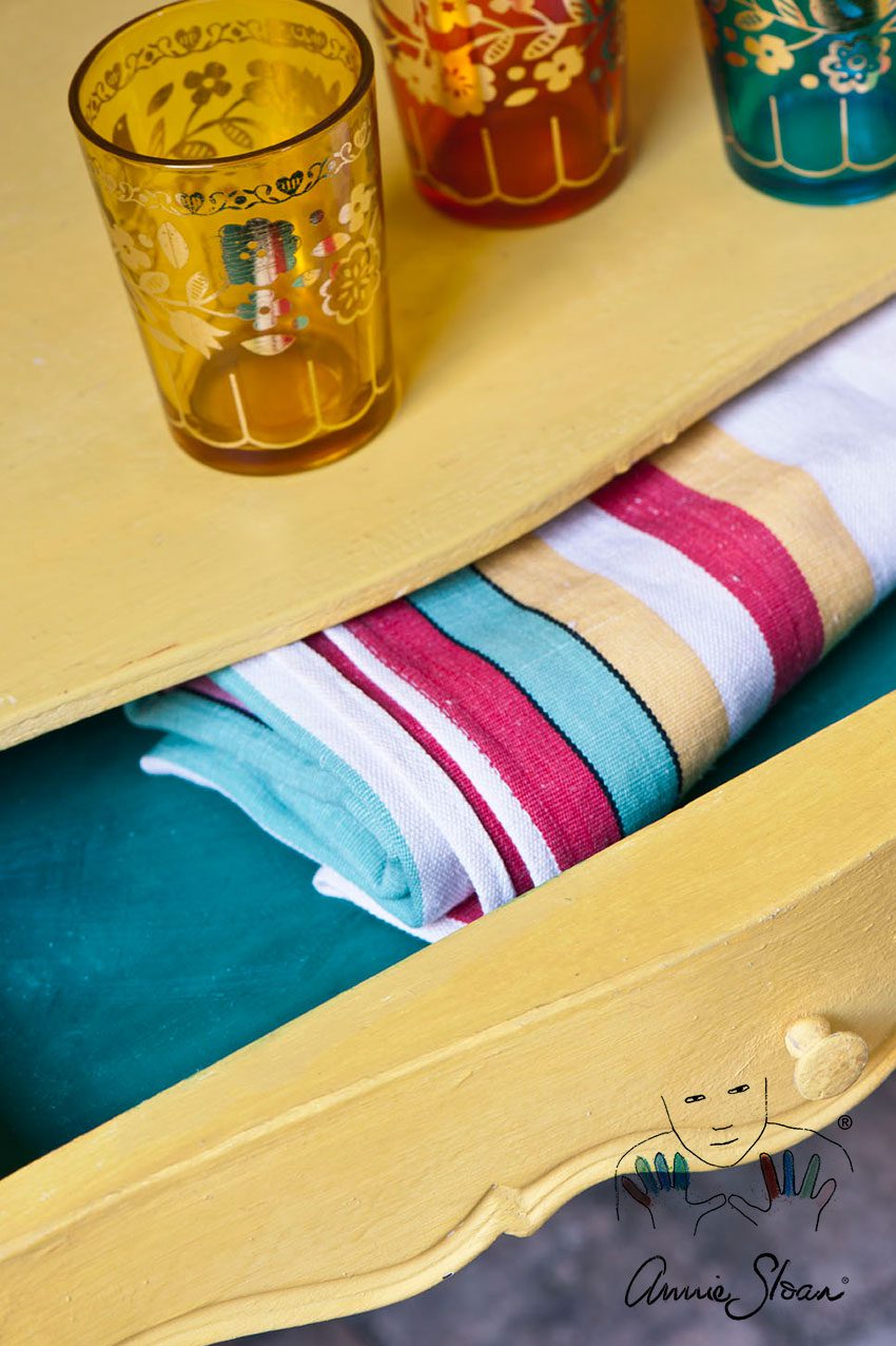 English Yellow Chalk Paint krétafesték Annie Sloan