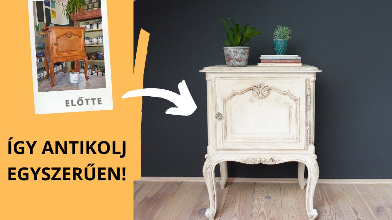 Rusztikus bútor egyszerű készítése, mini videókurzus
