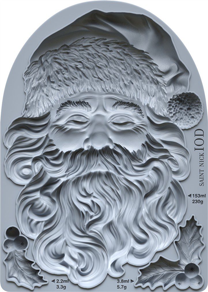 Saint Nick bútordísz öntőforma