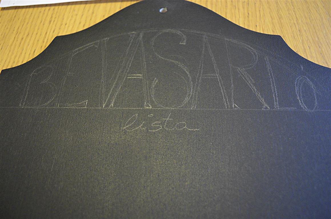 chalkboard art krétatábla