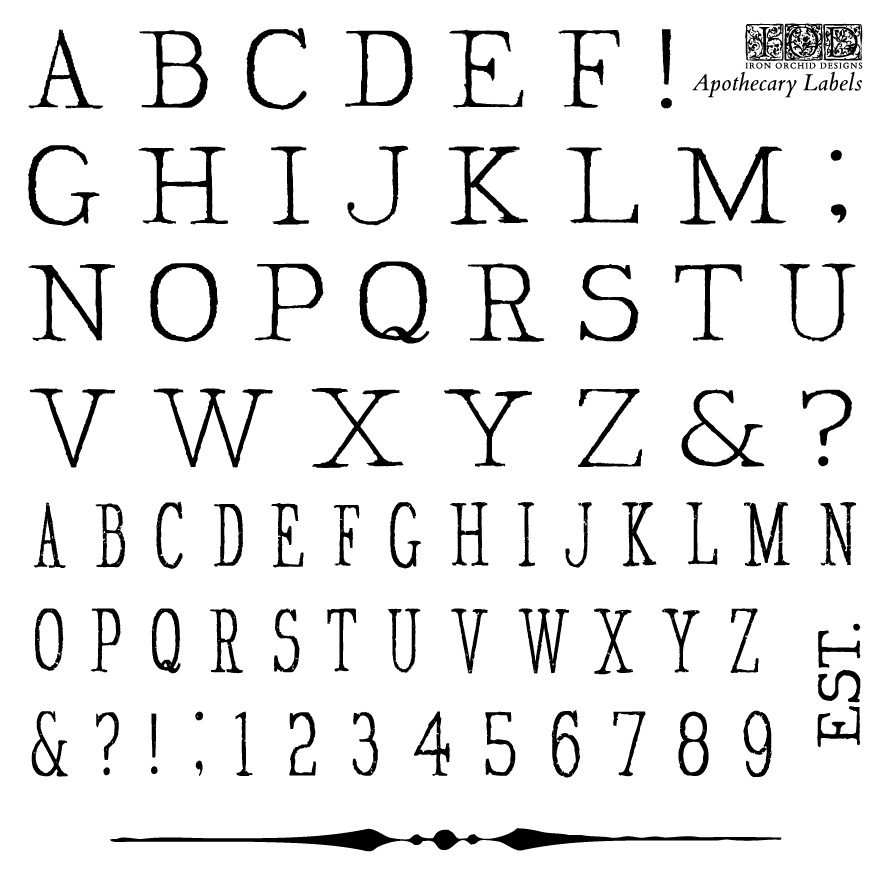 Apothecary Labels IOD Pecsét REVISED ARTWORK sheet 3