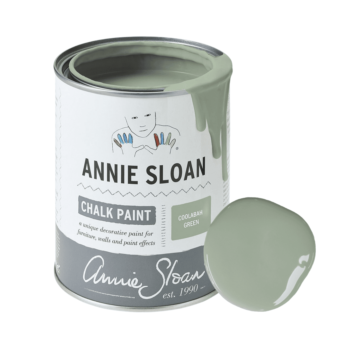 Coolabah Green Chalk Paint krétafesték Annie Sloan
