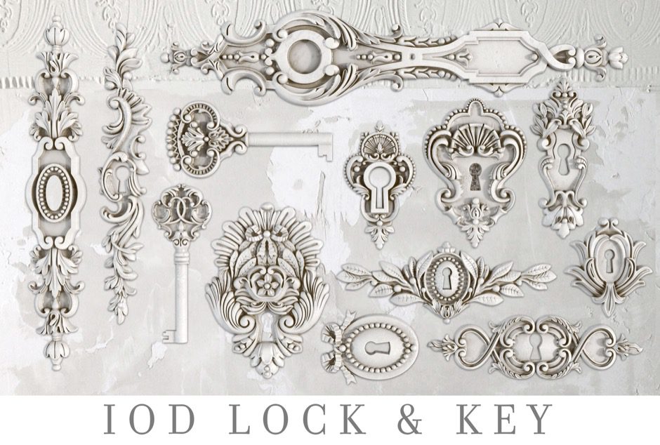 Lock & Key bútordísz öntőforma