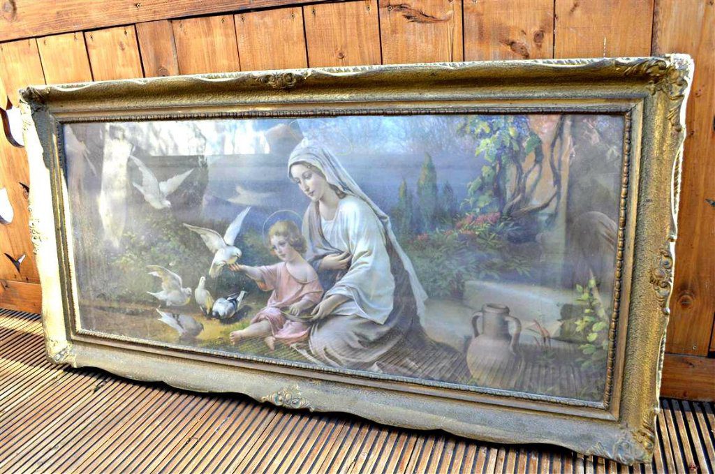 szentkép arany blondel keretben