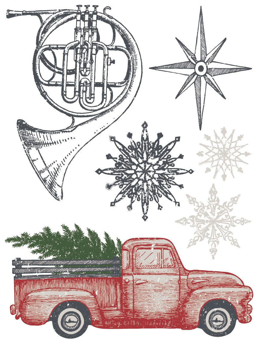 Noel Paint Inlay